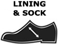 lining and sock shoe material