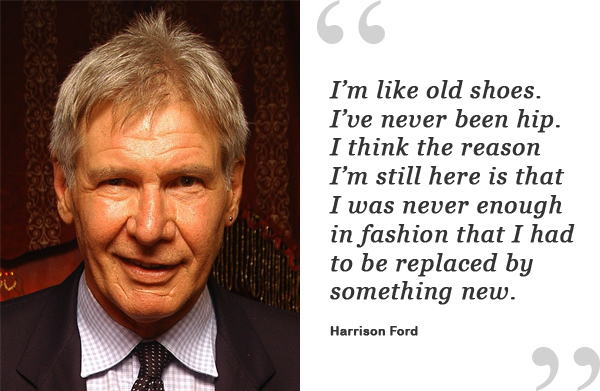harrison ford shoe quote